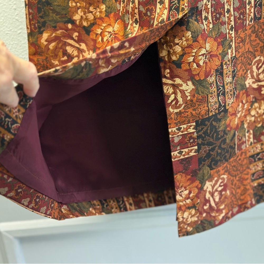 Talbots Multicolor Patchwork Maxi Skirt - image 6